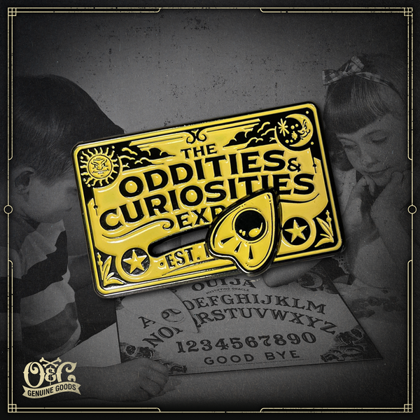 The Oddities & Curiosities Expo - 2 Piece Enamel Slider Pin
