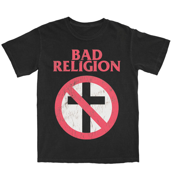 Bad Religion - Distressed Big Crossbuster Tee (Black)