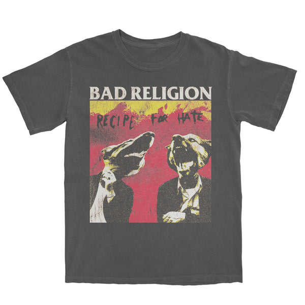 Bad Religion - Distressed Recipe For Hate Tee (Pepper)