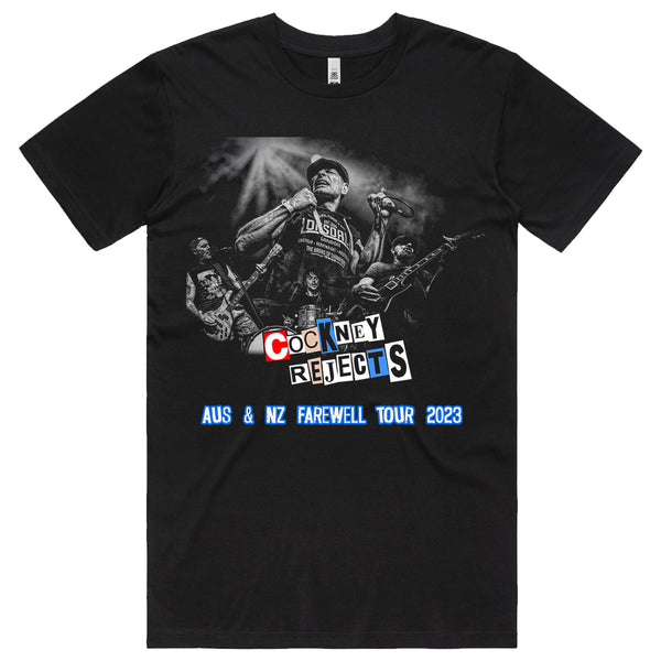 Cockney Rejects - Farewell Tour T-Shirt (Black)