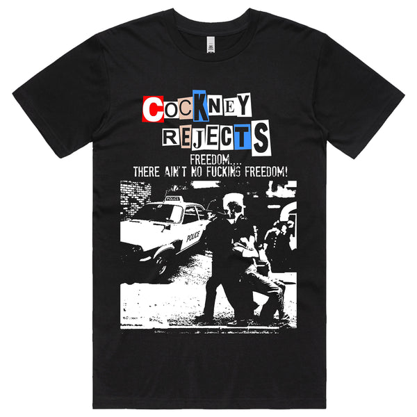 Cockney Rejects - Freedom T-Shirt (Black)