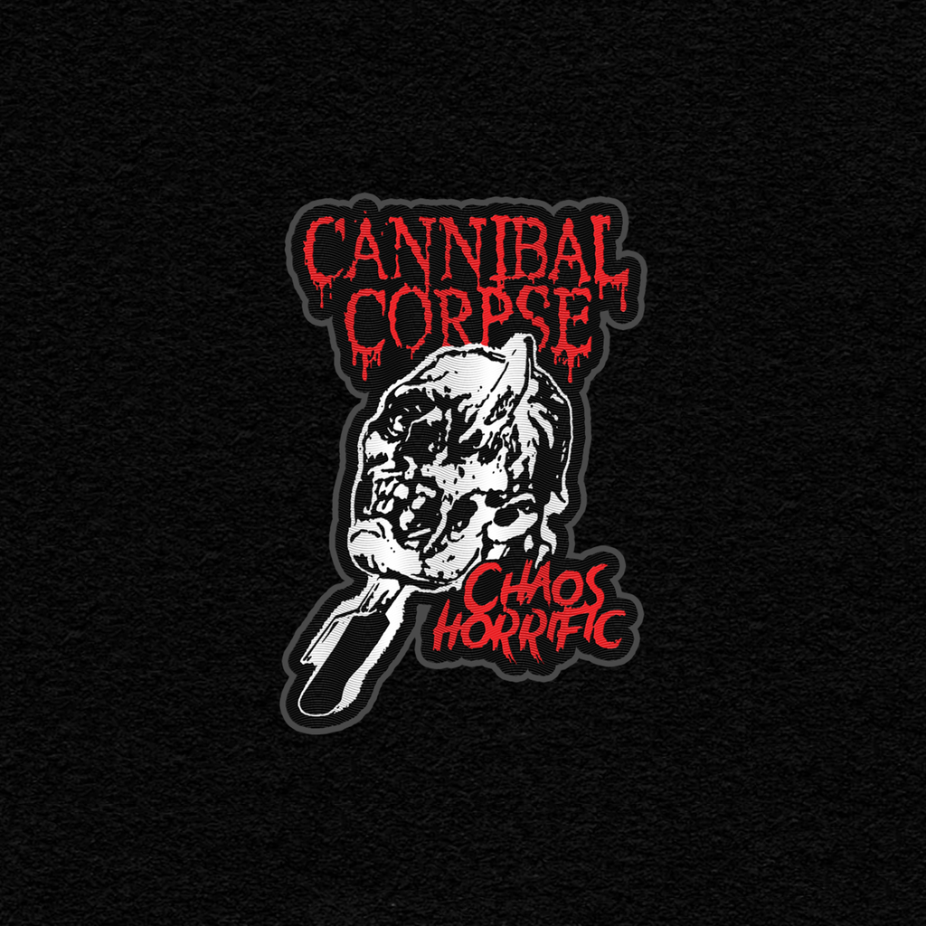 Cannibal Corpse - Chaos Horrific Skull Die-Cut Patch