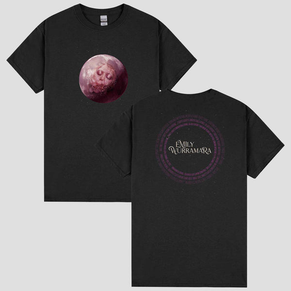 Emily Wurramara - Moon T-Shirt (Black)