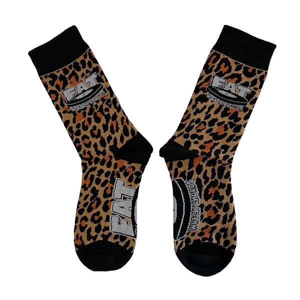 Fat Wreck Chords Logo Socks (Leopard)
