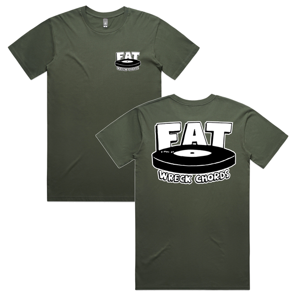 Fat Wreck Chords Logo Tee (Army Green)