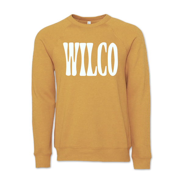 Wilco - Flocked Logo Sweatshirt (Mustard)