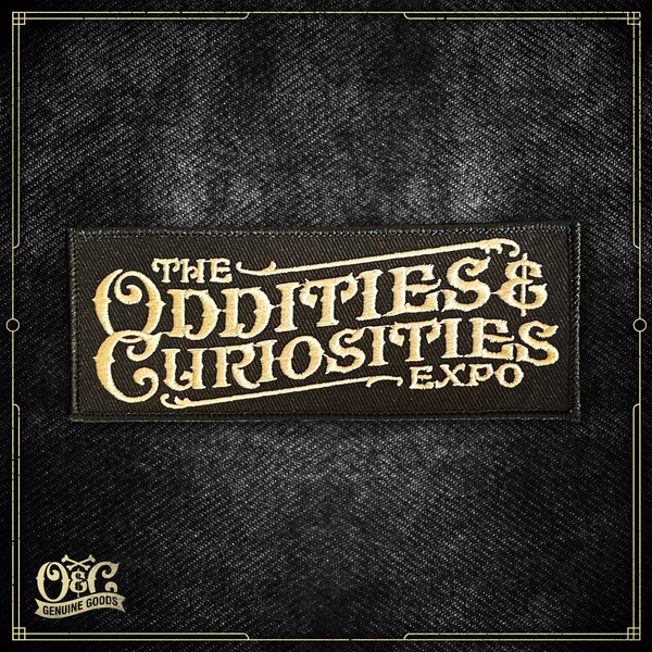 The Oddities & Curiosities Expo - Logo in Rectangle Embroidered Patch