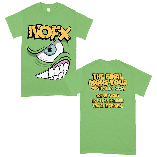 NOFX - Aussie Mons-Tour T-Shirt (Green)