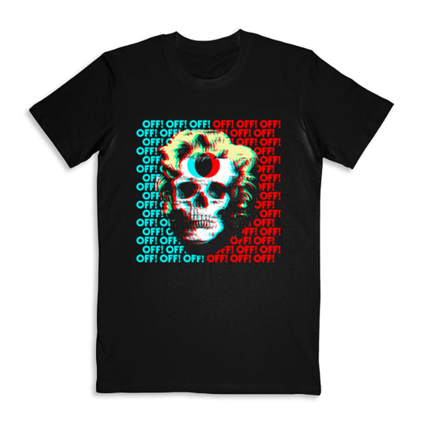 OFF! - 3D Skull T-Shirt (Black)
