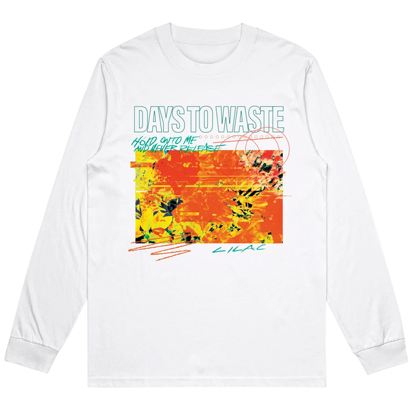 Days To Waste - Lilac Longsleeve (White)