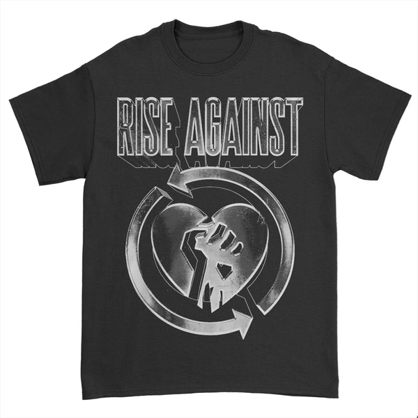 Rise Against - 3D Grey Tee (Black)