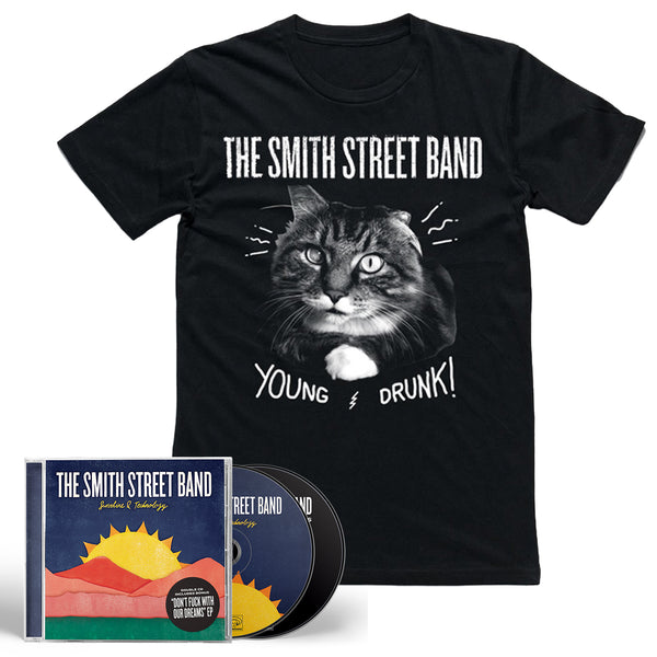 The Smith Street Band - Sunshine & Technology (Repress) 2CD + Sinclair Young Drunk T-Shirt (Black)
