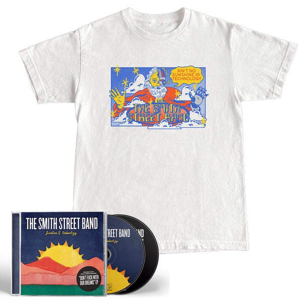 The Smith Street Band - Sunshine & Technology (Repress) 2CD + Ain't No Sunshine T-Shirt (White)