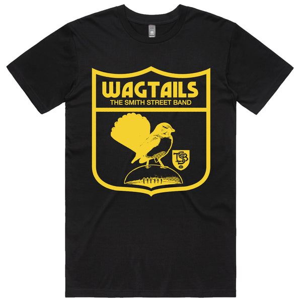 The Smith Street Band - Wagtails Tee (Black w/ Yellow Print)