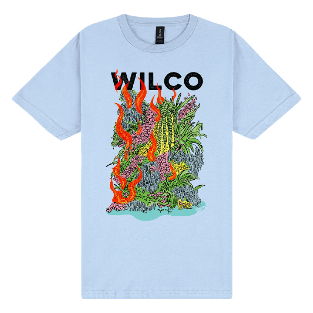 Wilco - Cousin On Fire T-Shirt (Baby Blue)