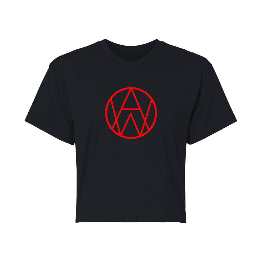 Alien Weaponry - AW Logo Women’s Crop Top T-Shirt (Black)