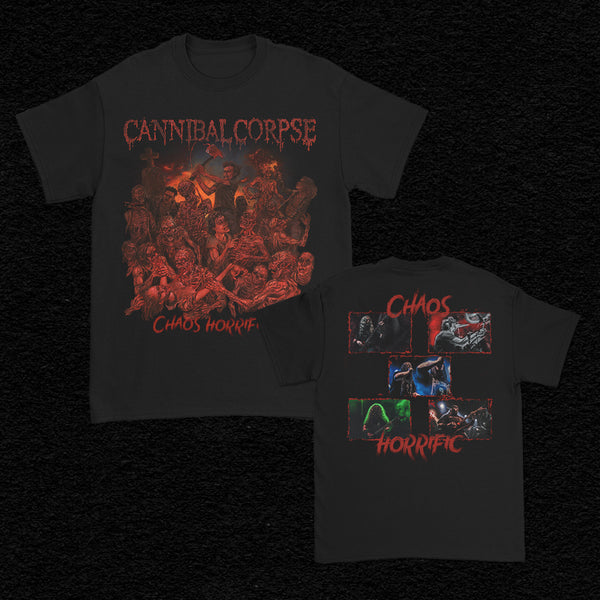 Cannibal Corpse - Chaos Horrific Cover T-Shirt (Black)