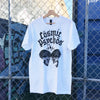 Cosmic Psychos - Clashing Skulls T-Shirt (White)