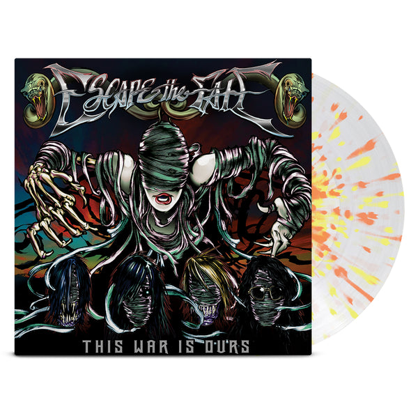 Escape The Fate - This War Is Ours 15th Anniv. Edition LP (Clear w/ Orange & Yellow Splatter Vinyl)