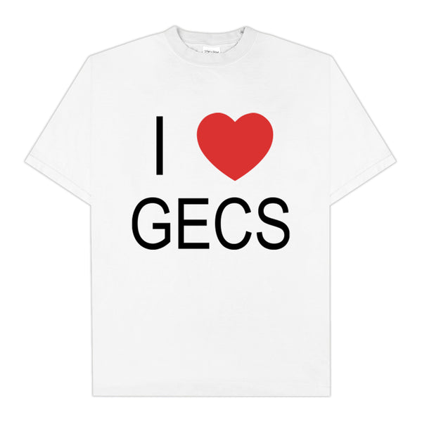 100 Gecs - I Love Gecs T-Shirt (White)