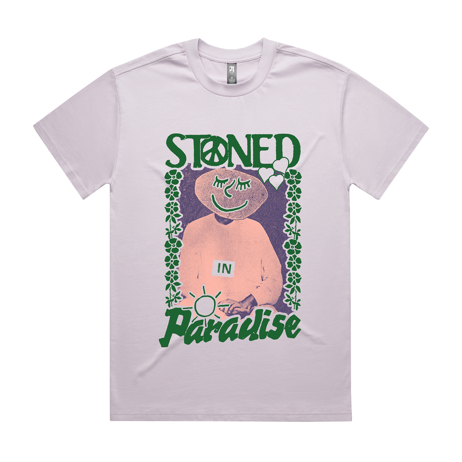 Stoned in Paradise T-Shirt (Orchid) – Artist First