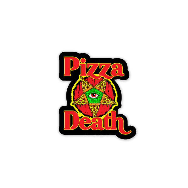 Pizza Death - Pizzagram Logo Die Cut Sticker