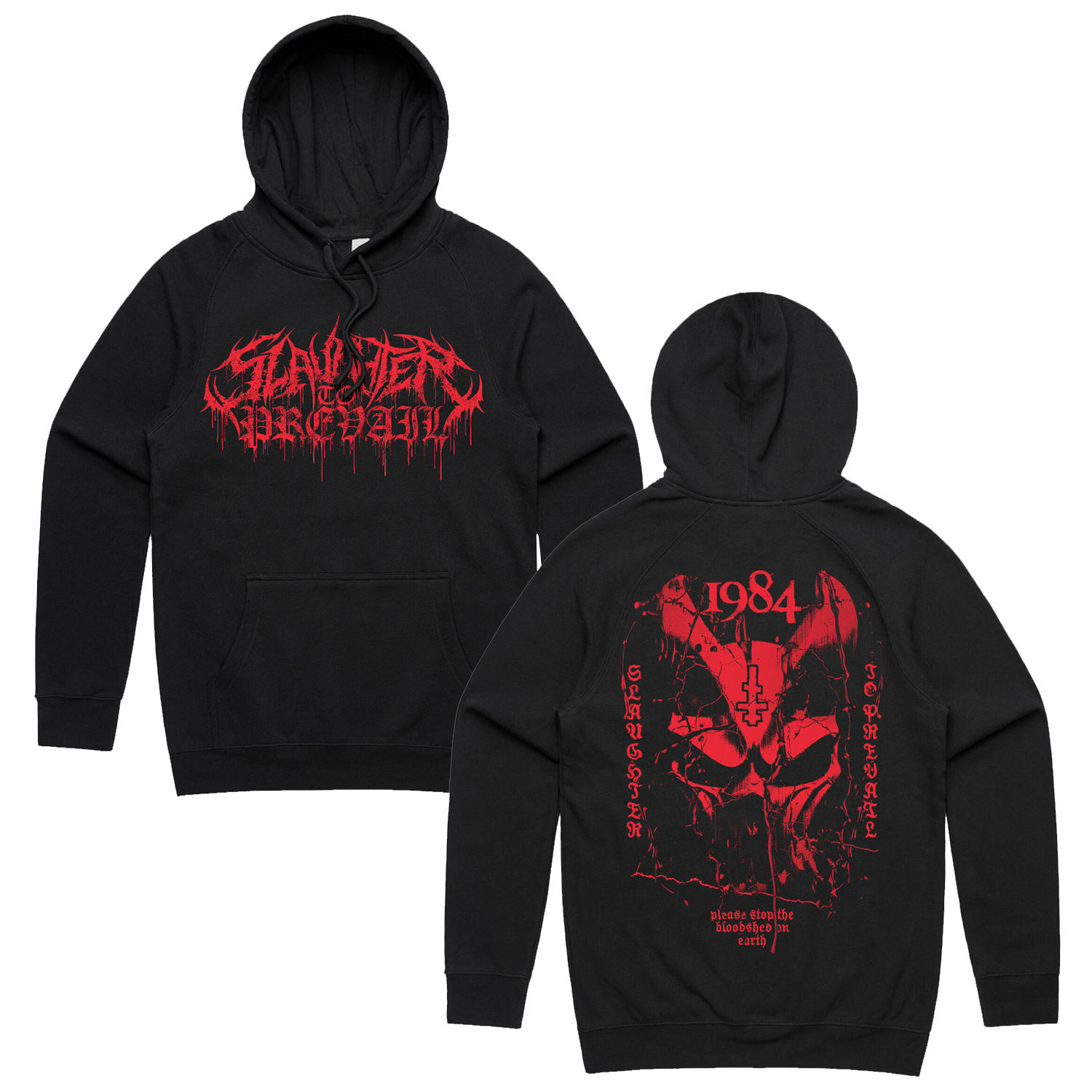 Bloodshed Hoodie (Black) – Artist First