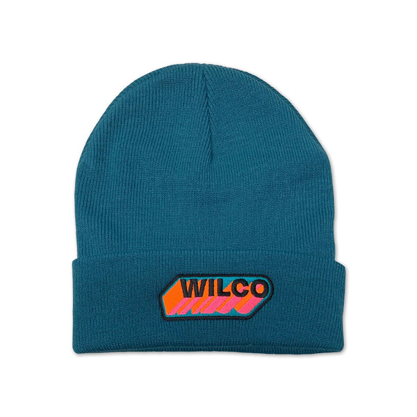 Wilco - Knitted Jade Cuff Beanie w/ Patch
