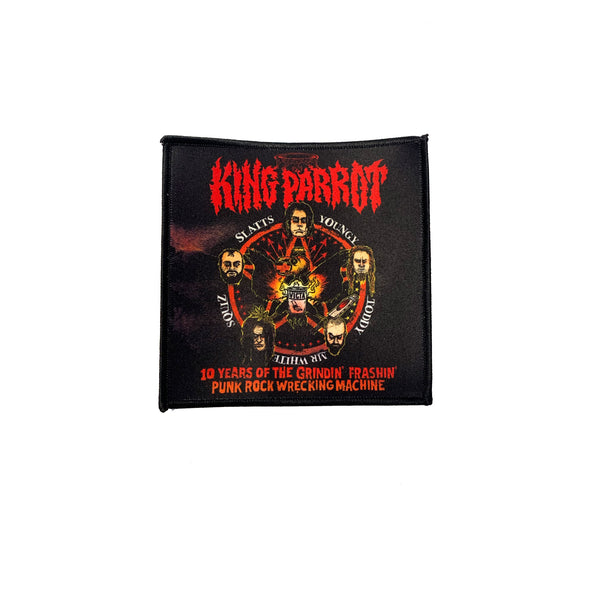 King Parrot - 10 Years Patch