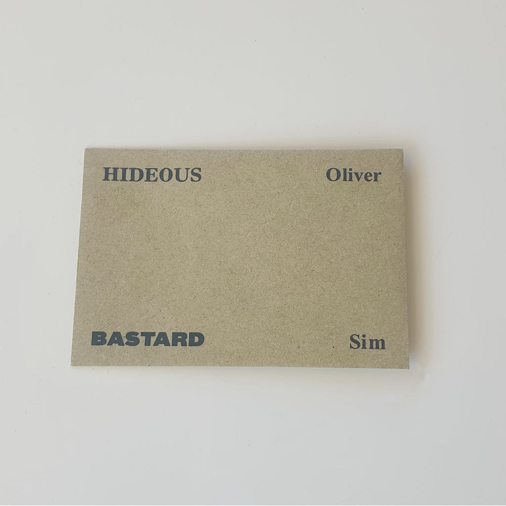 Oliver Sim - Hideous Bastard CD