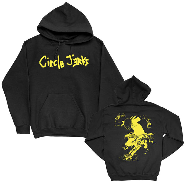 Circle Jerks - CJ Logo Pullover Hoodie (Black)