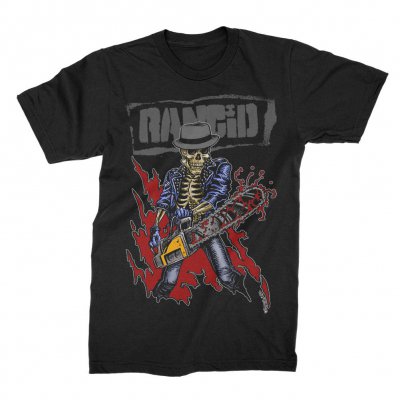 Rancid – Chainsaw Skele-Tim T-Shirt (Black)