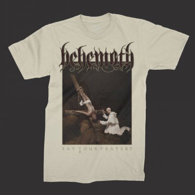 Behemoth - Inverted Crucifix T- Shirt (Natural)