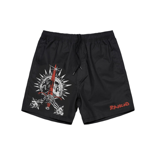 Rancid Sword Beach Shorts (Black)