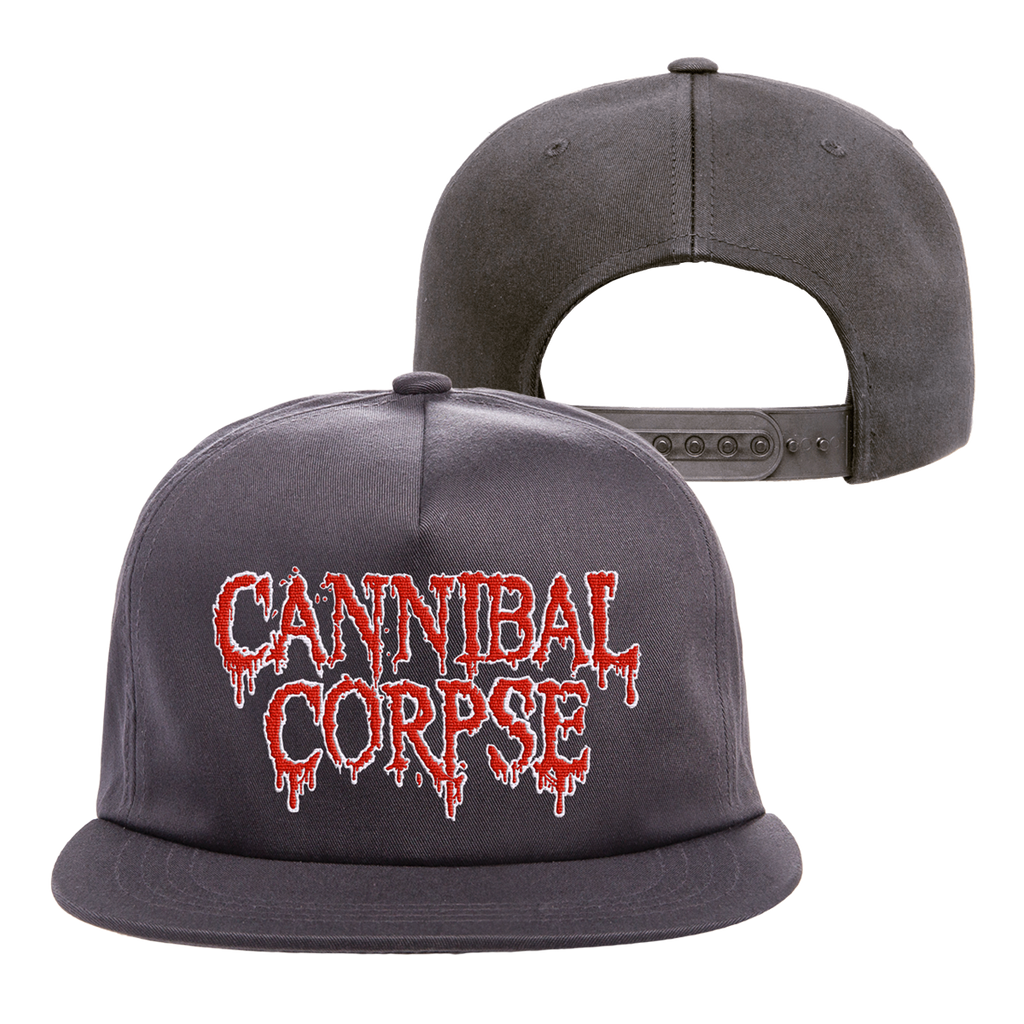 Cannibal Corpse - Logo Snapback (Charcoal)