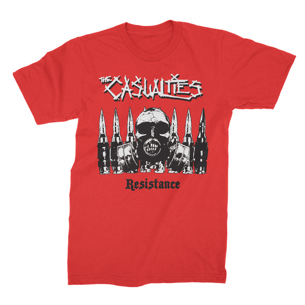 The Casualties - Resistance T-shirt (Red)