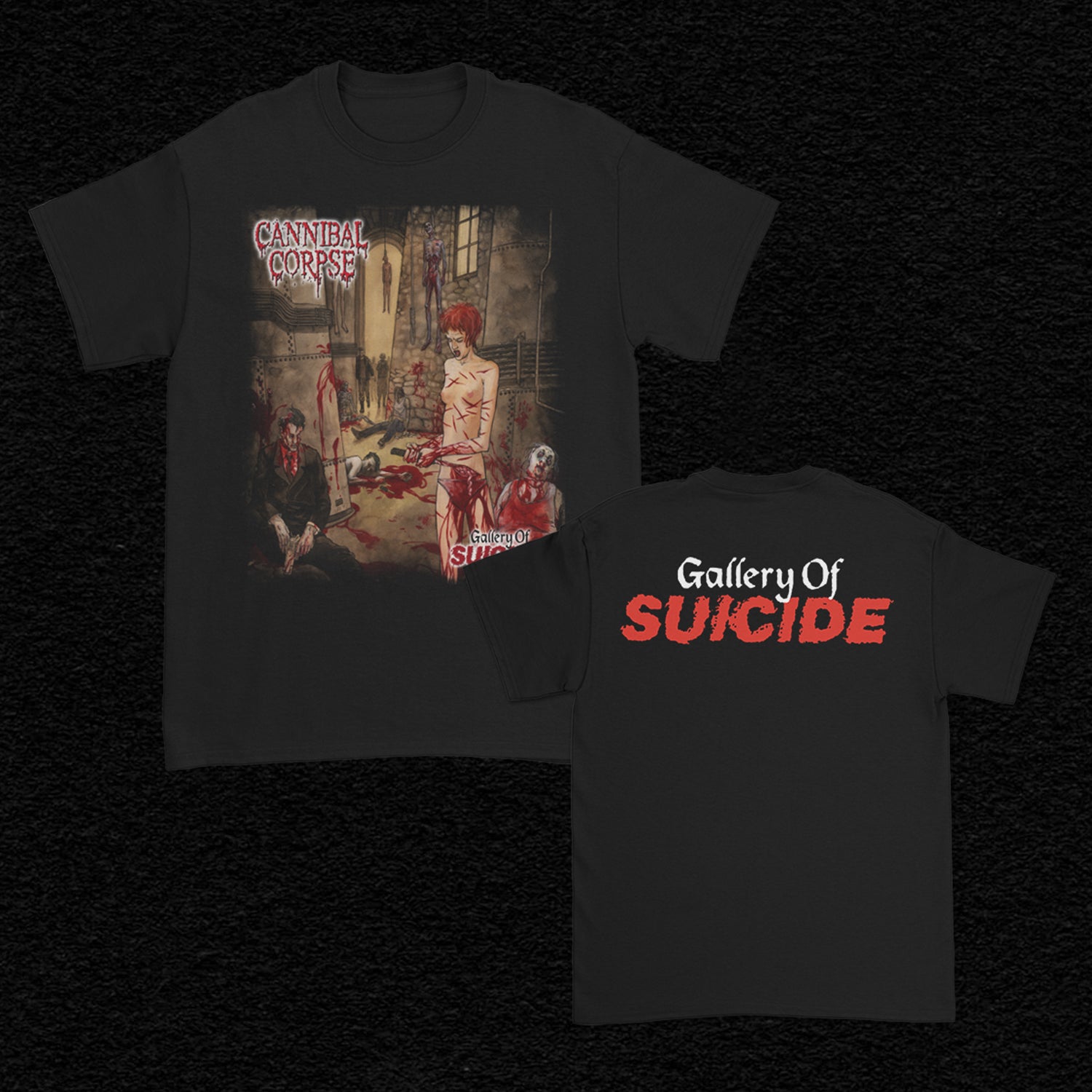 Gallery of Suicide T-Shirt (Black) – Artist First