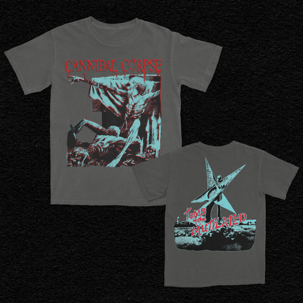 Cannibal Corpse - Tomb Of The Mutilated Boot T-Shirt (Charcoal)