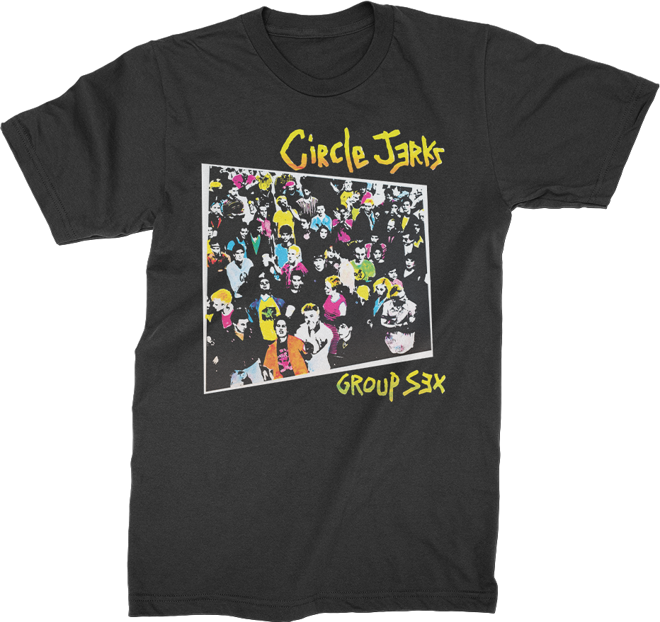 Circle Jerks - Group Sex Album Tee (Black) front