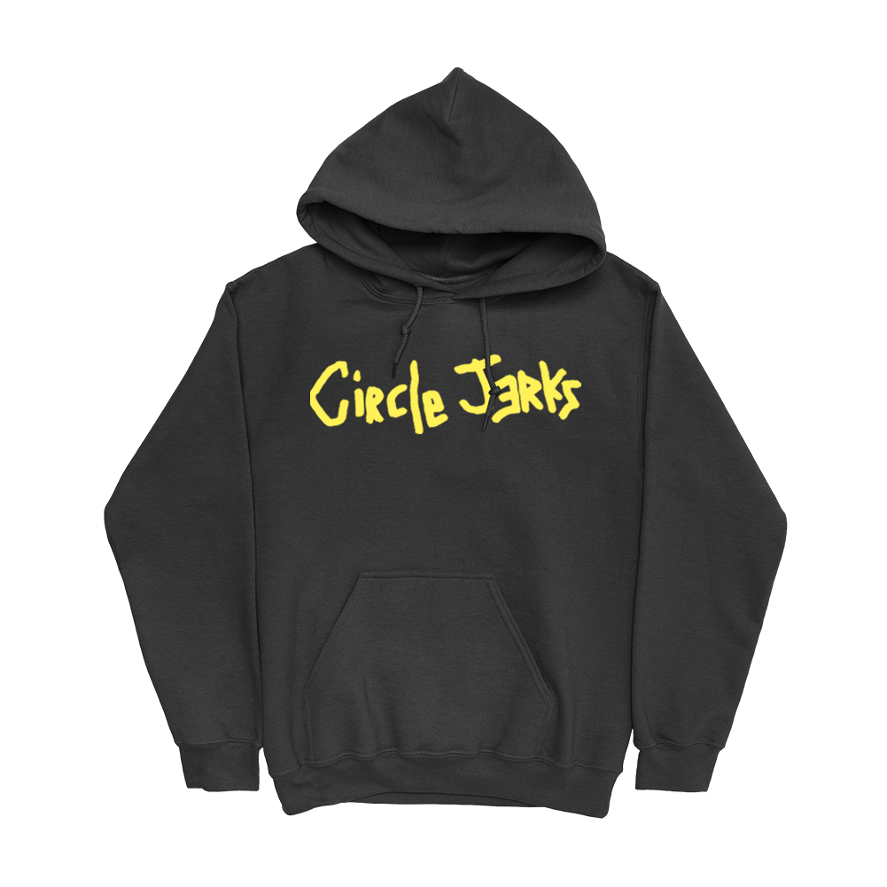 Circle Jerks - CJ Logo Pullover Hoodie (Black) front