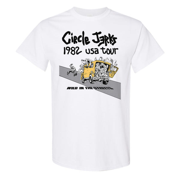 Circle Jerks - Wild In The Streets Tee (White)