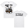 DEF FX - Where’s Ya Fuckin' Drummer? T-Shirt (White)