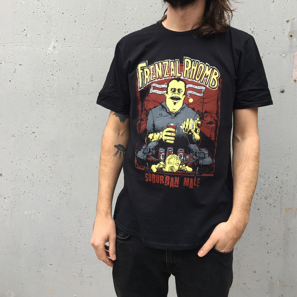 Frenzal Rhomb - Suburban Male T-Shirt (Black)