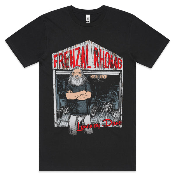 Frenzal Rhomb - Laneway Dave T-Shirt (Black)