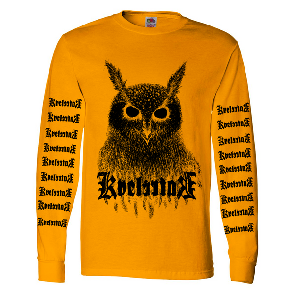 Kvelertak - Barlett Owl Long Sleeve (Gold)