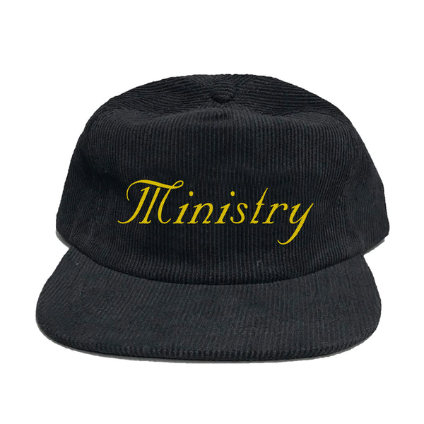 Ministry - Script Corduroy Hat (Black)