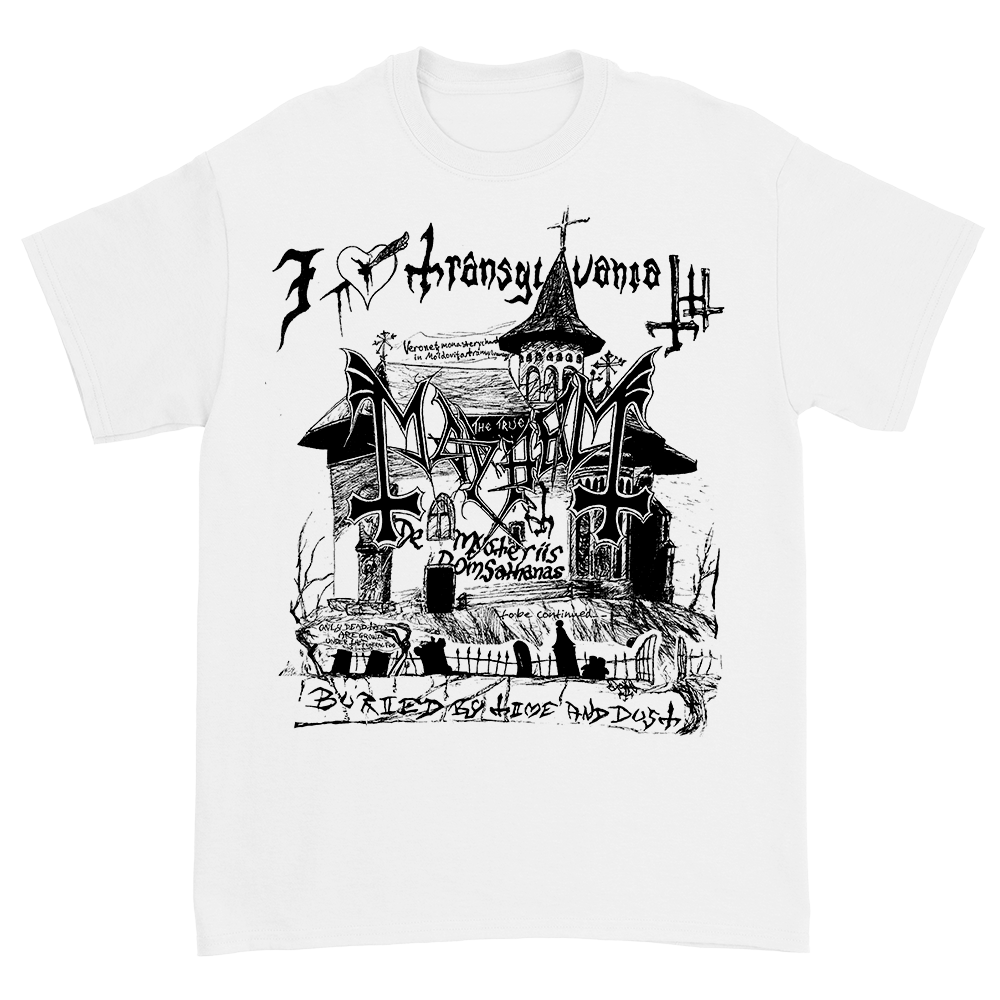 Mayhem - Transylvania T-Shirt (White)