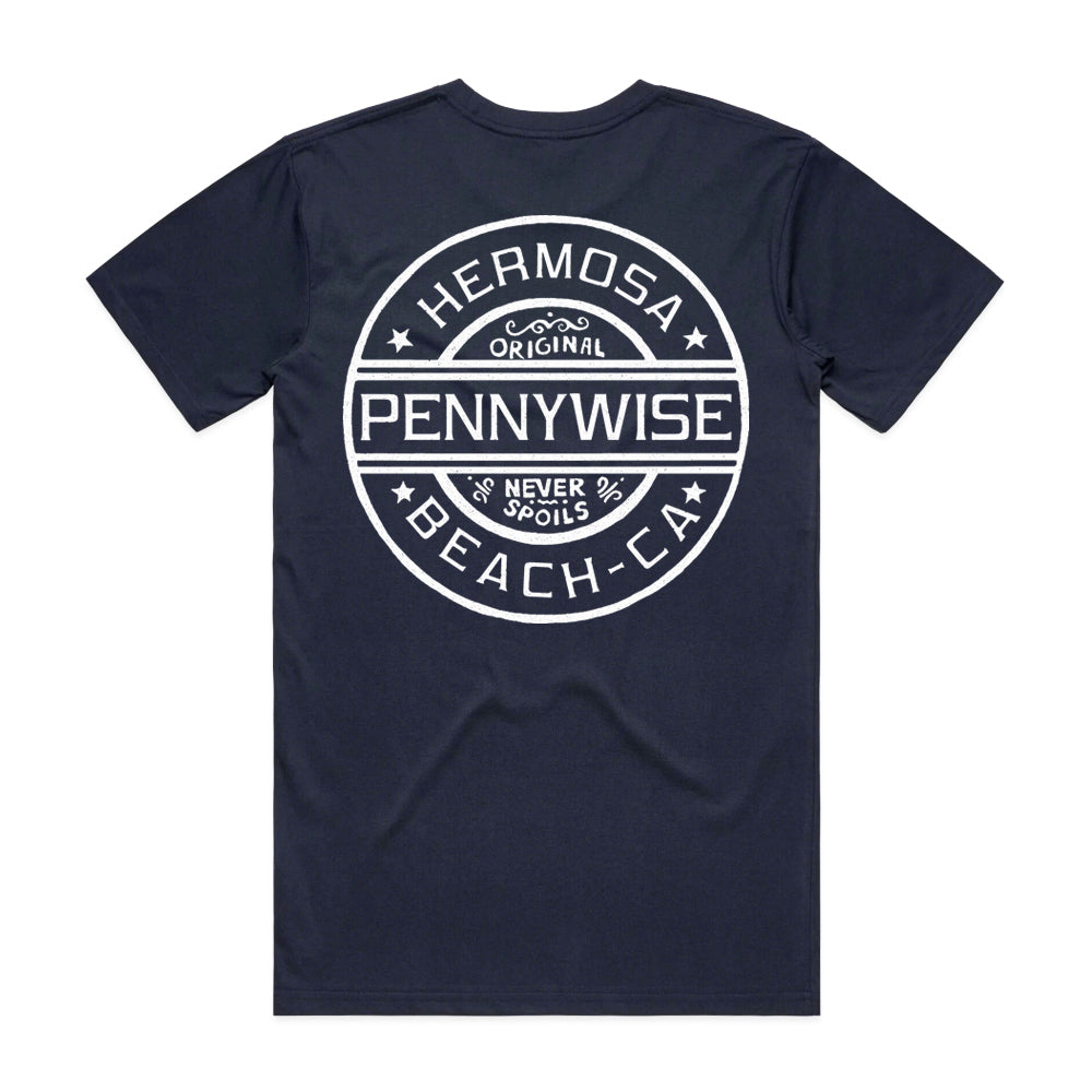 Pennywise - Never Spoils Tee (Navy) back
