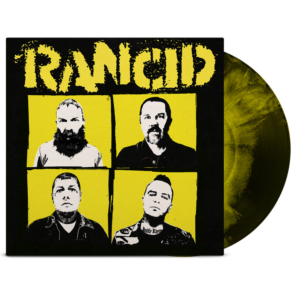 Rancid -  Tomorrow Never Comes LP (Galaxy Solid Black & Yellow Vinyl)