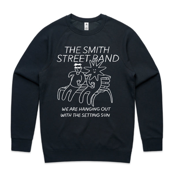 The Smith Street Band - Setting Sun Crewneck (Navy) + Download